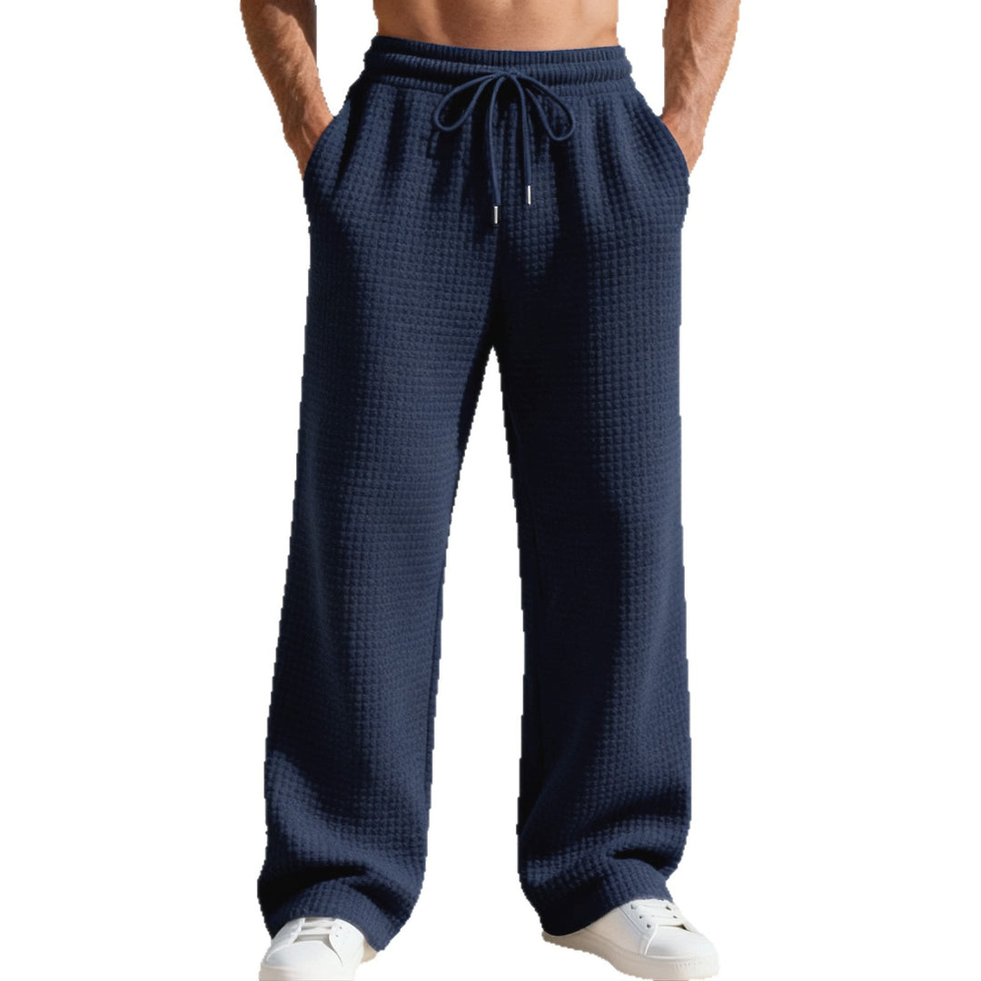 Herren Locker geschnittene Loungehose mit Waffelstruktur und Kordelzug Shop Nory