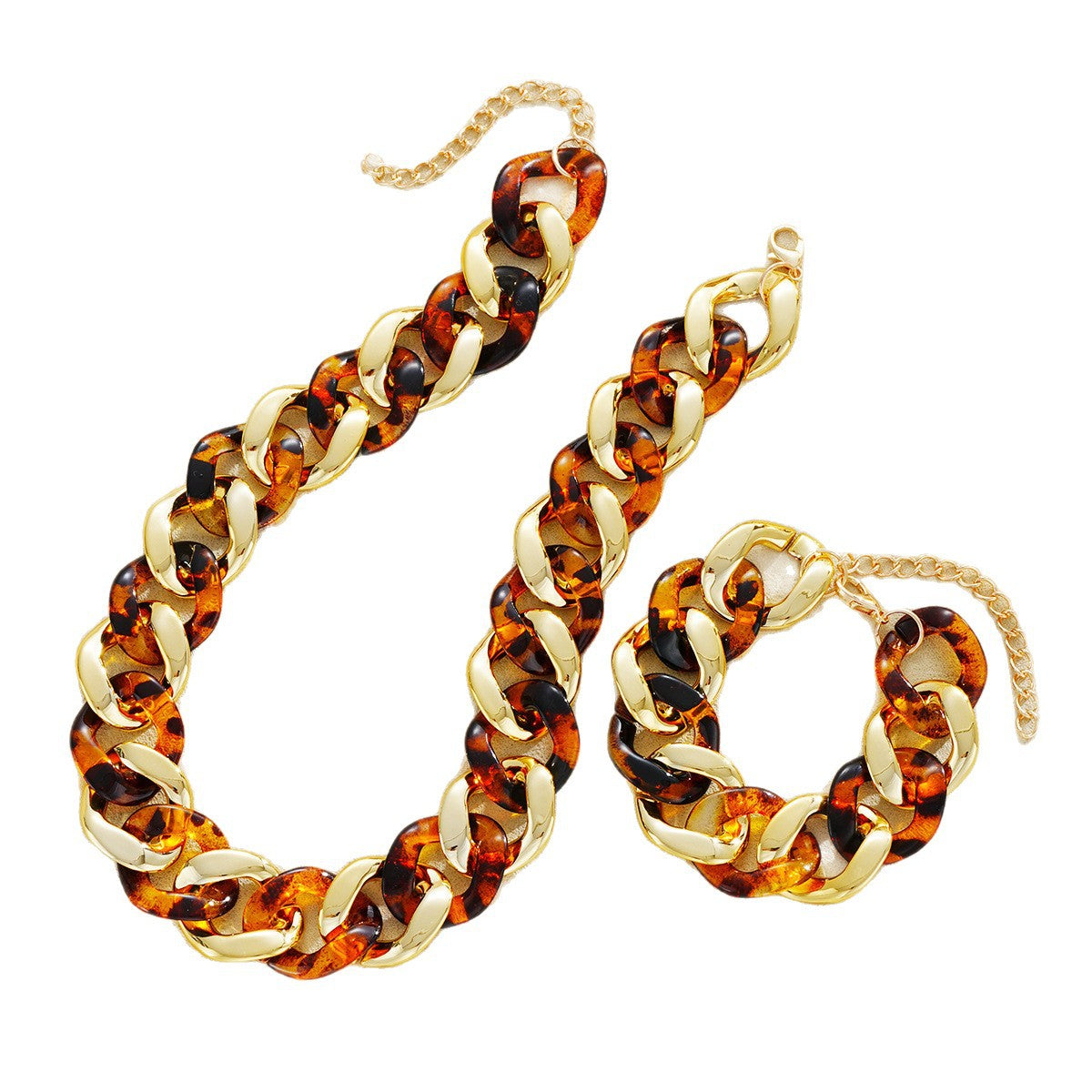 Damen Schmuckset mit eleganter Kette und passendem Armband Shop Nory