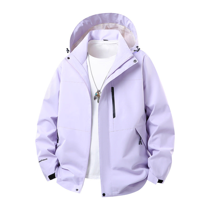 Herren Technische Softshell‑Regenjacke mit verschweißten Nähten, verstellbarer Kapuze und wasserabweisenden Reißverschlüssen Shop Nory