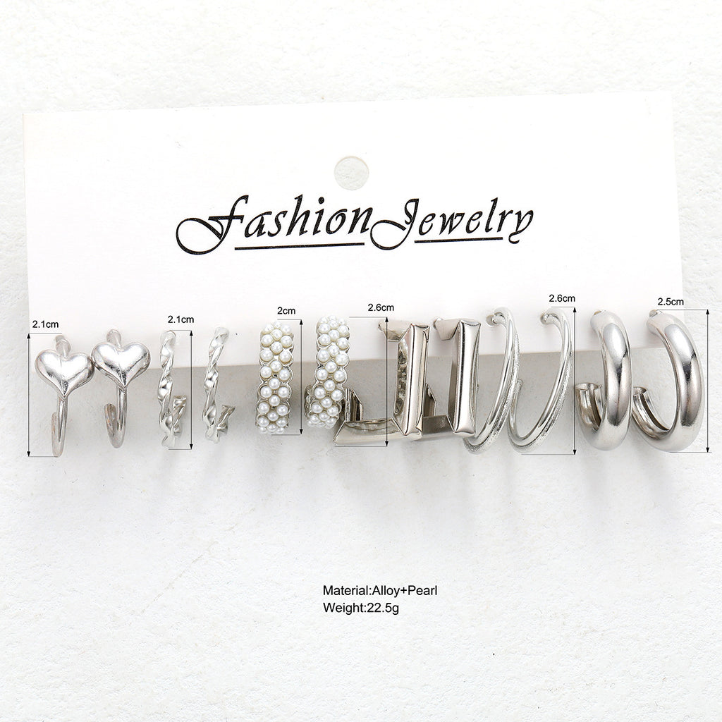 Damen Ohrstecker Set mit vielfältigen, kreativen Designs Shop Nory