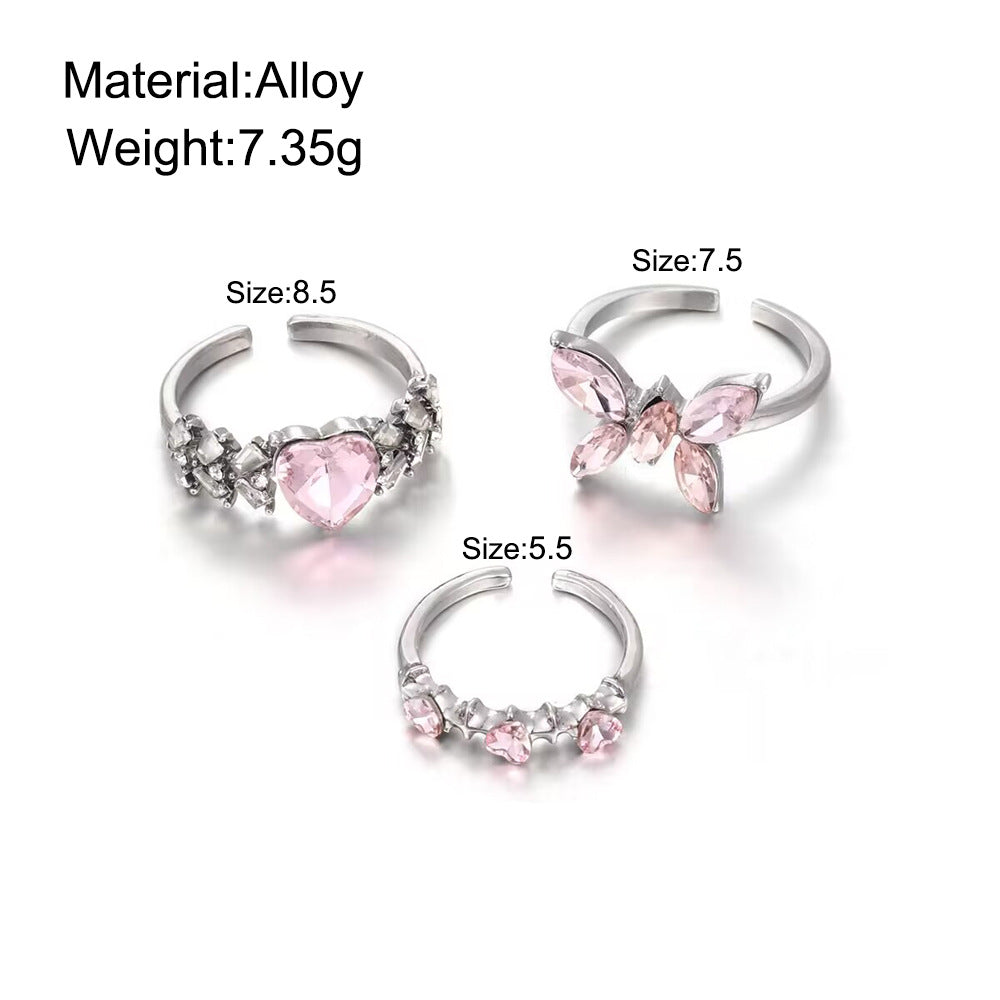 Damenring mit floralem Design und funkelnden Zirkonia Shop Nory 1781548707