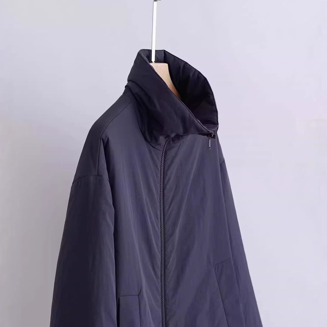Damen Übergangsjacke mit hohem Kragen und seitlichen Taschen Shop Nory