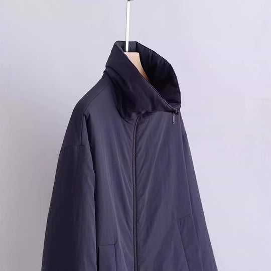 Damen Übergangsjacke mit hohem Kragen und seitlichen Taschen Shop Nory