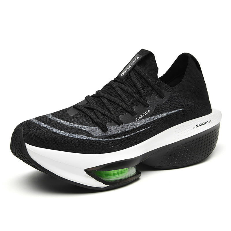 Herren Dämpfender Performance-Laufschuh mit sichtbarer Luftkammer und nahtlosem Strick-Obermaterial Shopy Nory