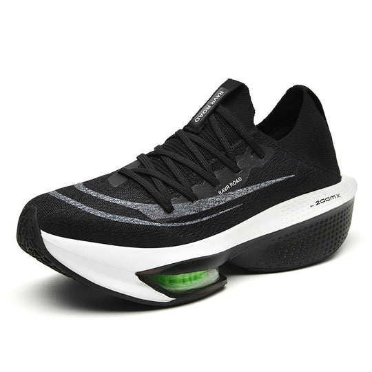 Herren Dämpfender Performance-Laufschuh mit sichtbarer Luftkammer und nahtlosem Strick-Obermaterial Shopy Nory