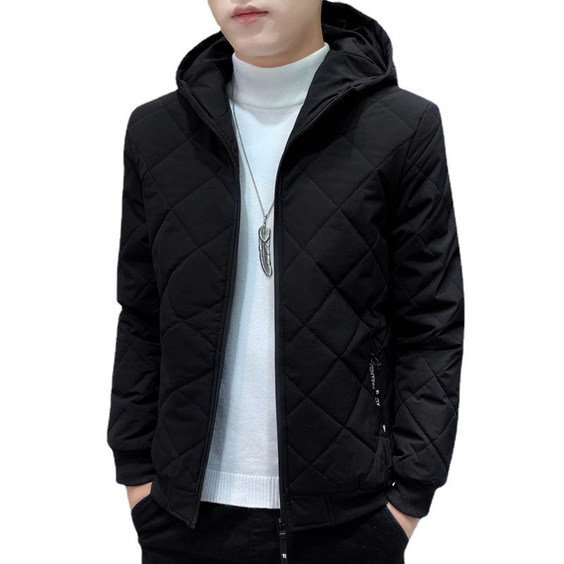 Herren Stepp-Kapuzenjacke im Slim-Fit mit Diamantsteppung und thermischer Isolierung Shop Nory