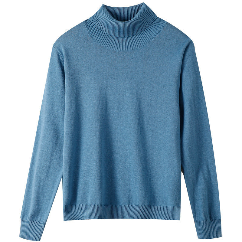Damen Minimalistischer Feinstrick-Rolli mit hohem Rippkragen und schmaler Passform Shop Nory