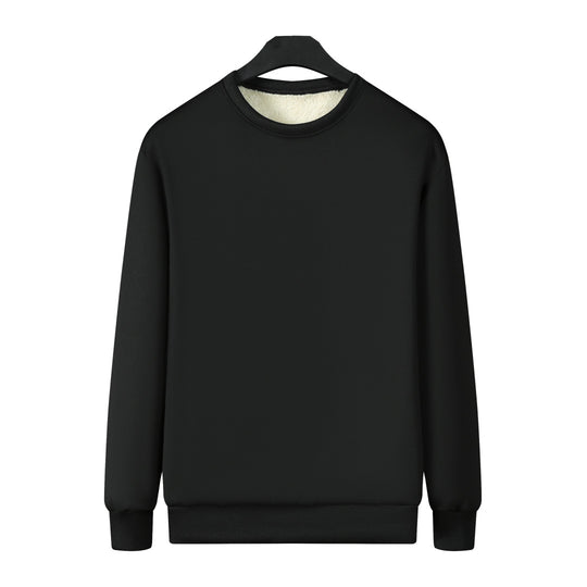 Herren Gefüttertes Rundhals-Sweatshirt mit Teddyfutter & gerippten Bündchen Shop Nory