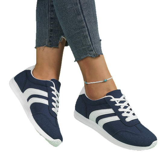 Damen Freizeit-Sneaker mit atmungsaktivem Obermaterial und bequemer Dämpfung