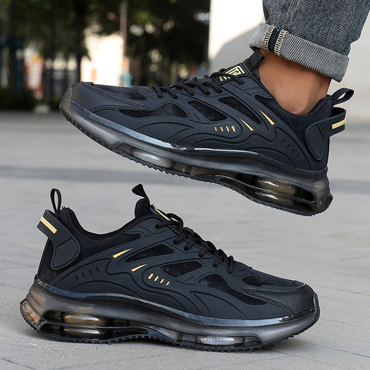 Herren nan futuristischer leistungsorientierter Lifestyle-Sneaker mit durchgehender Luftkammersohle und thermogeformten Kunststoffapplikationen