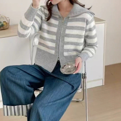 Damen Strickjacke mit Kapuze Shop Nory