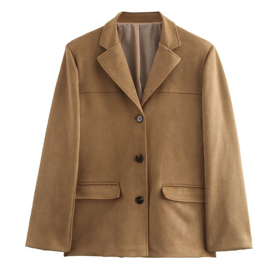 Damen Modische Sakko-Jacke