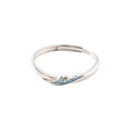 Damen Offener Ring mit kunstvoller Blattstruktur Shop Nory