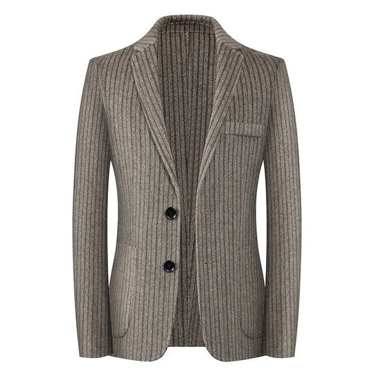 Herren stilvolle gestreifte Blazer Shop Nory