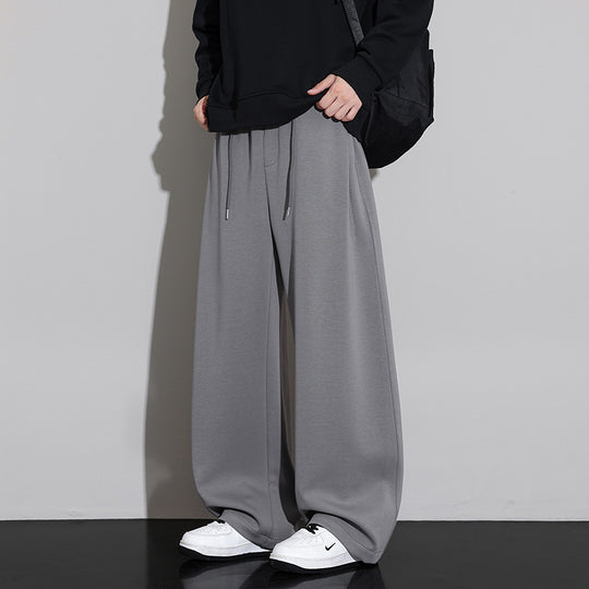 Herren Weit geschnittene Jogginghose mit Tunnelzug und fließendem Jersey-Qualität Shop Nory