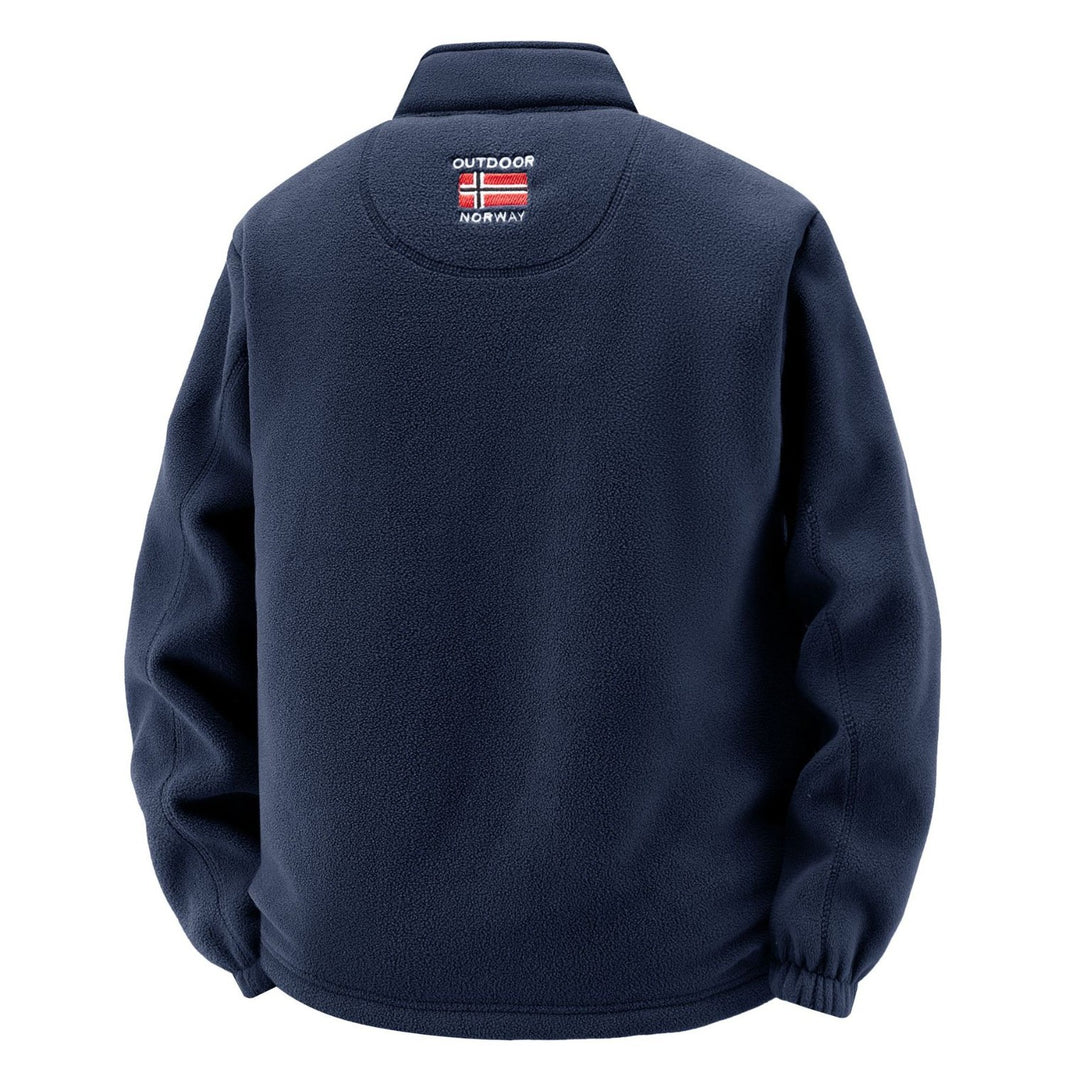 Herren Thermo-Fleecejacke mit Teddy-Innenfutter und Stehkragen Shop Nory