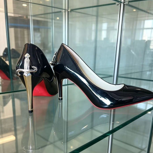 Damen Lackleder Stiletto Pumps Shop Nory
