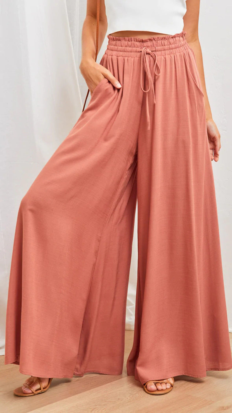 Maxi-Rock im Boho-Stil für Damen mit Kordelzugbund
