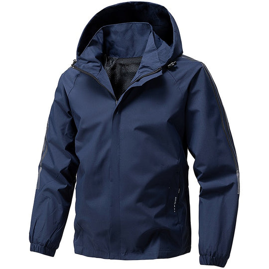 Herren Leichte Funktionsjacke mit verstellbarer Kapuze Shop Nory