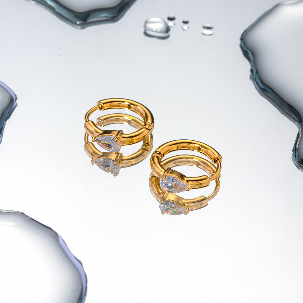 Damen Creolen Ohrringe mit elegantem Design und hypoallergenen Eigenschaften Shop Nory