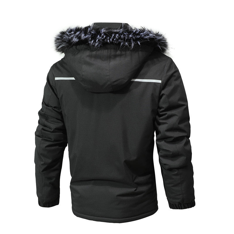 Herren Thermo-Parka mit Kunstfellkapuze und wasserabweisender Isolierung Shop Nory