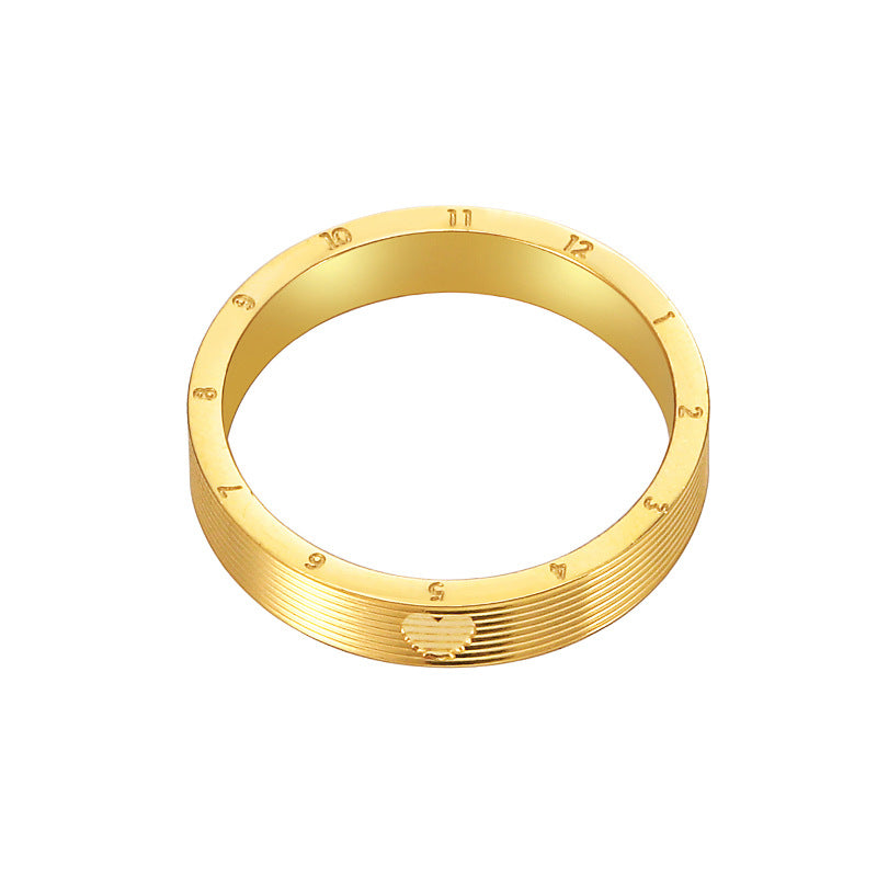 Damen stilvoller Ring mit strukturiertem Design Shop Nory