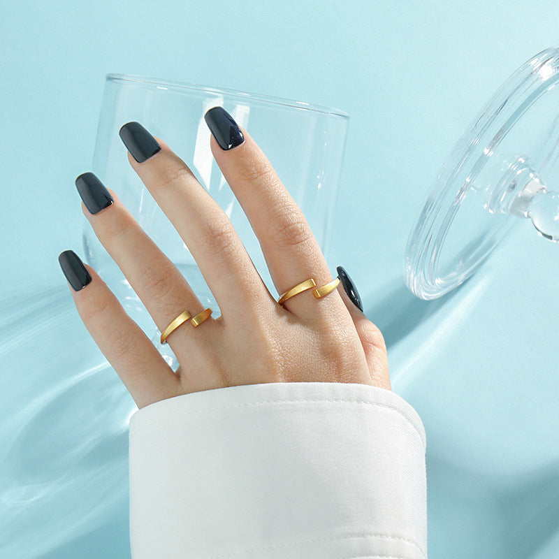 Damen Minimalistischer Goldring Shop Nory