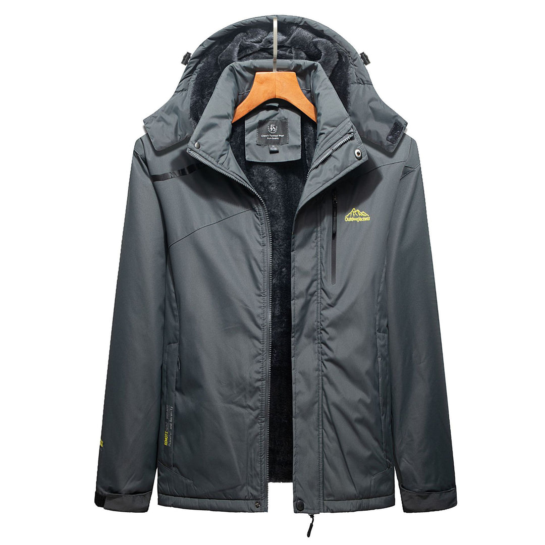 Herren Isolierte Winterparka mit Teddyfutter, Kapuze und wasserabweisender Außenhülle Shop Nory