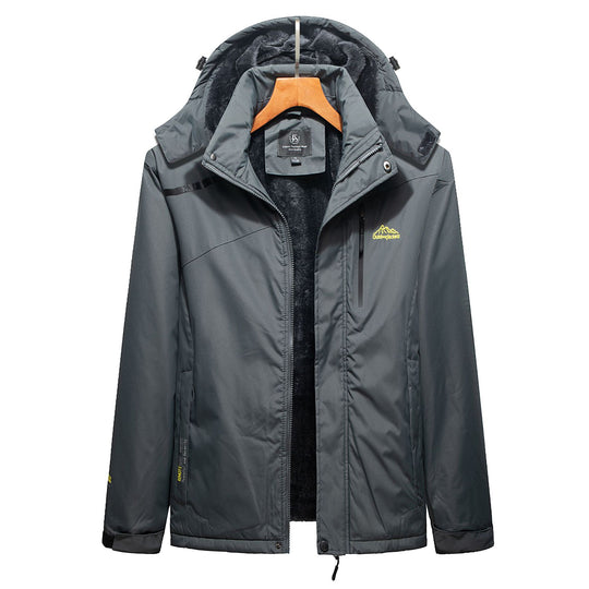Herren Isolierte Winterparka mit Teddyfutter, Kapuze und wasserabweisender Außenhülle Shop Nory