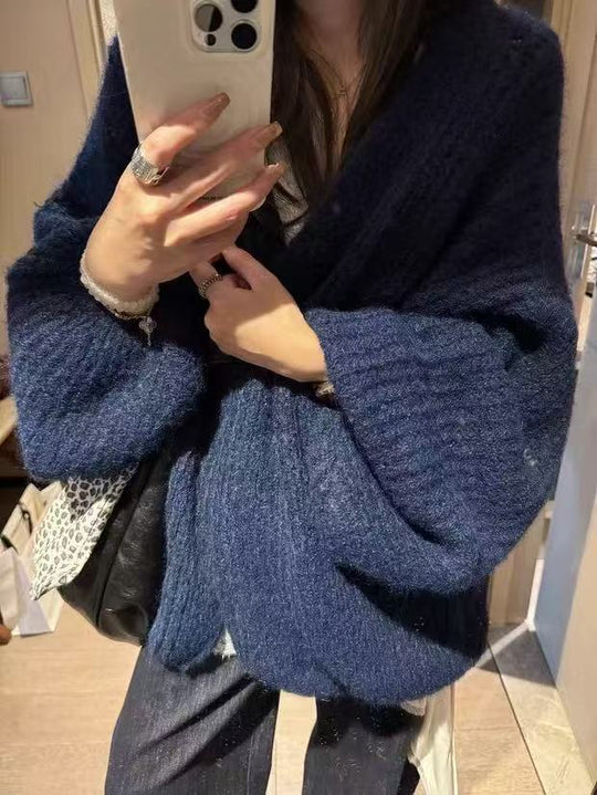 Damen Komfortabler Strick-Cardigan mit weitem Schnitt Shop Nory