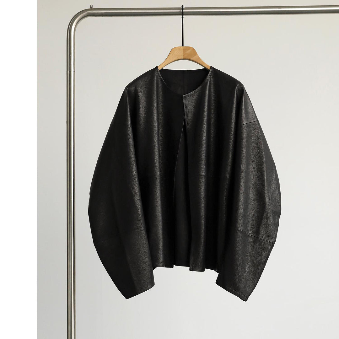 Damen Oversized Lederjacke Shop Nory