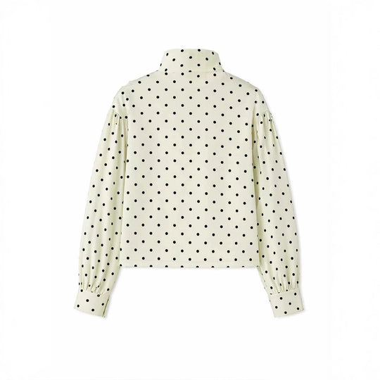 Damen Kurzjacke mit Stehkragen und Voluminösen Ballonärmeln Shop Nory