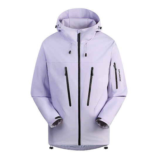 Herren Dreilagige atmungsaktive Hardshell-Outdoorjacke mit Kapuze und verschweißten Nähten Shop Nory