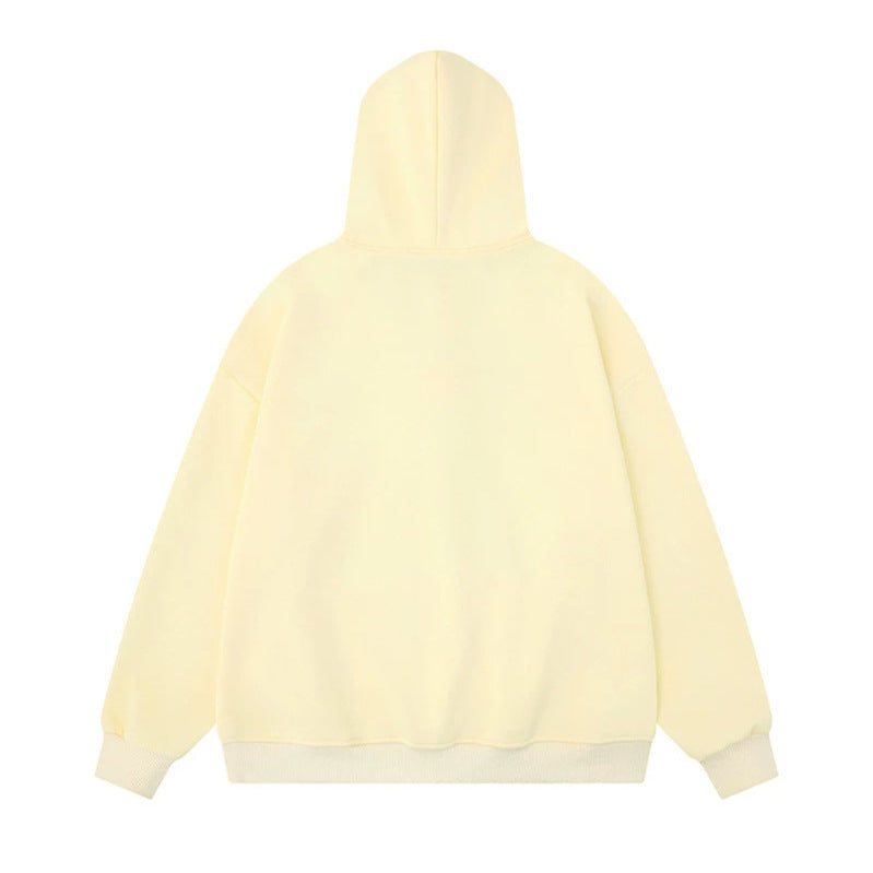 Damen Kapuzenpullover mit eingesetztem Hemdkragen und vorgebundener Krawatten-Applikation Shop Nory
