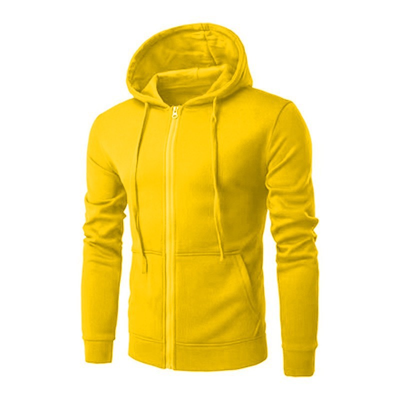 Herren nan leichter taillierter Reißverschluss-Kapuzenpullover mit flachen Nähten und Kängurutasche Shop Nory