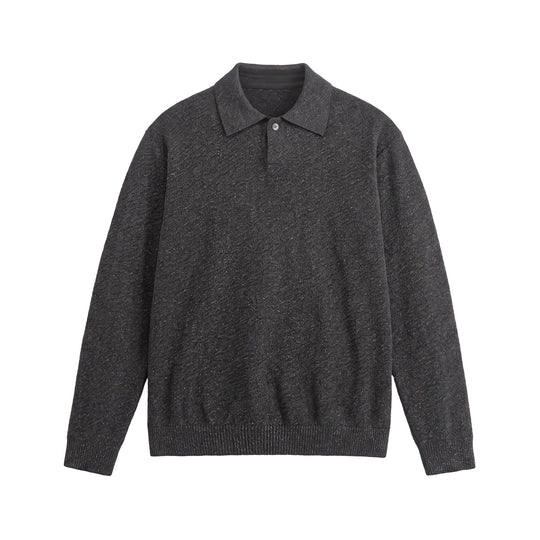 Herren Strick-Poloshirt mit strukturiertem Garn und relaxed Fit Shop Nory
