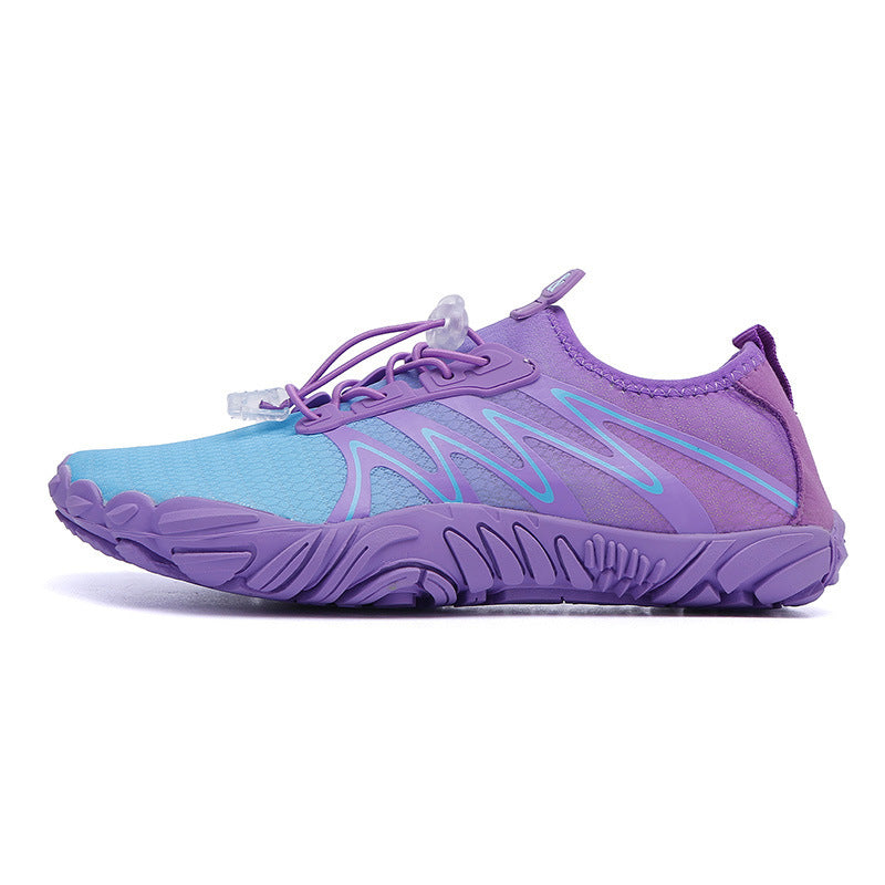 Damen Wassersportschuhe mit rutschfester Sohle und elastischem Schnürsystem