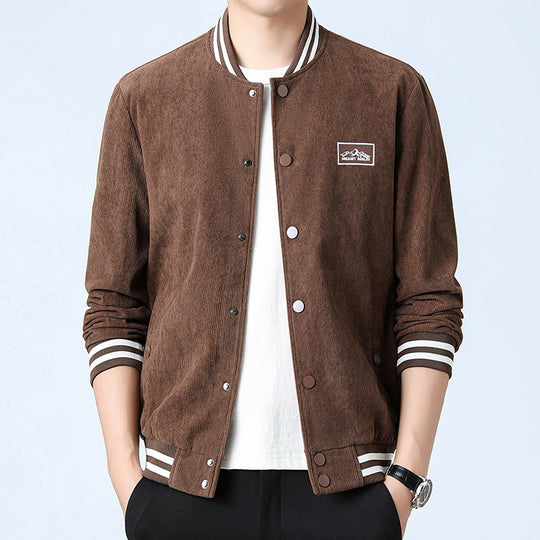 Herren Modische Cordjacke mit Streifen Shop Nory
