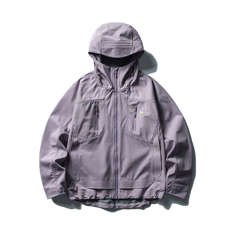Unisex Technische Softshell-Fieldjacke mit verschweißten Nähten, vier Reißverschlusstaschen und verlängerter Rückenpartie Shop Nory