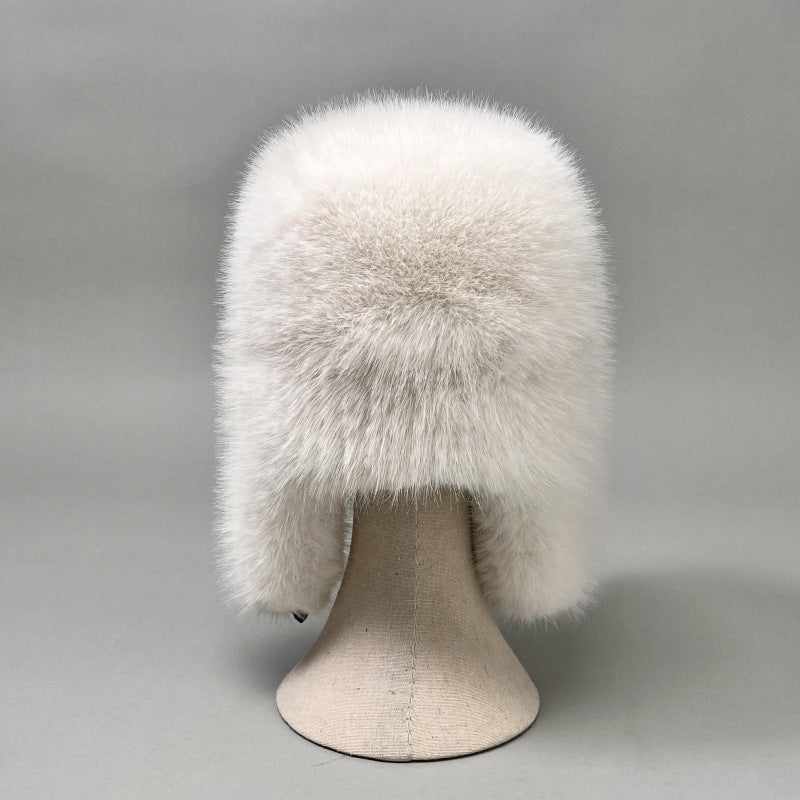 Damen Luxuriöse Kunstpelz-Uschanka mit Ohrklappen und wärmender Fütterung Shop Nory