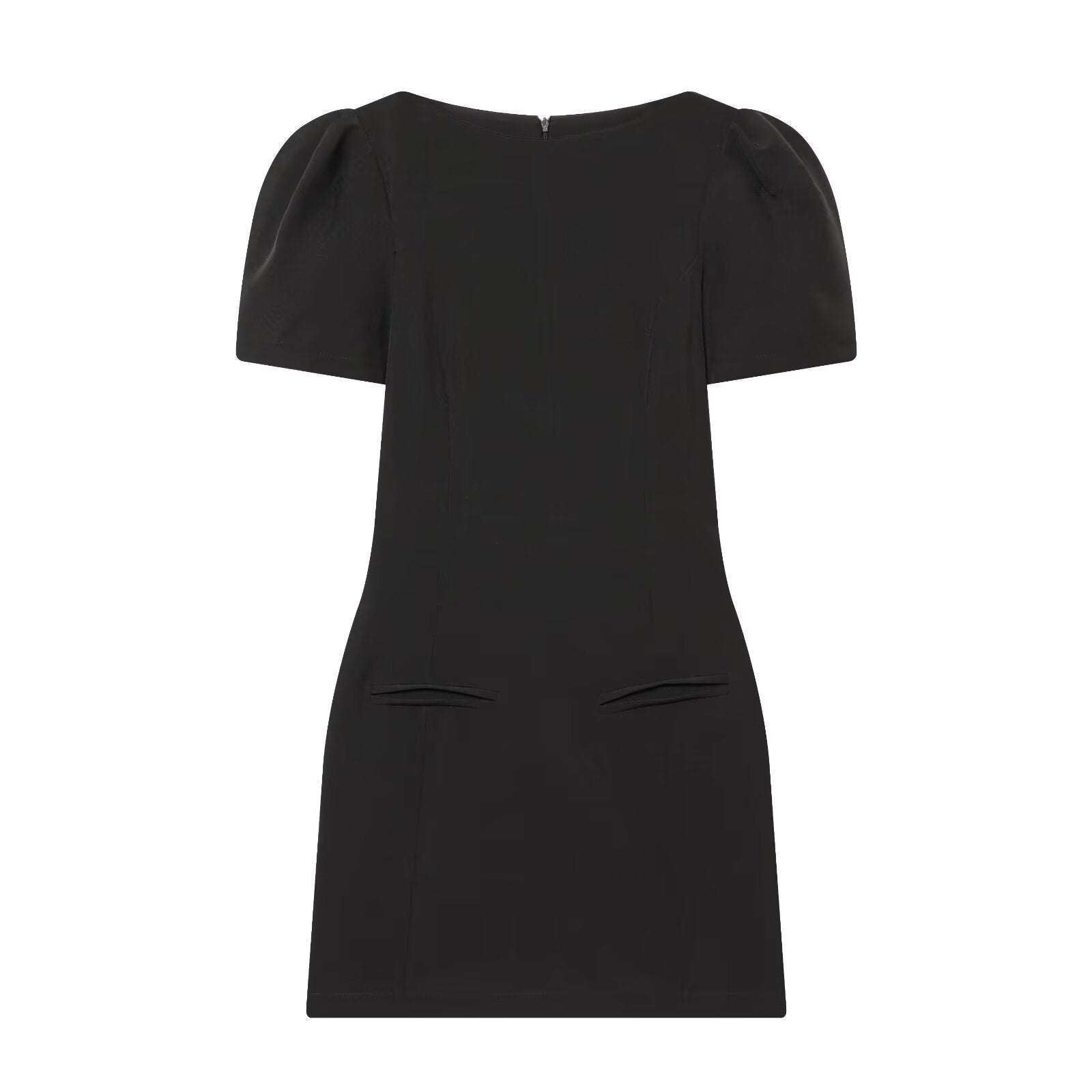 Damenkleid mit Puffärmeln und tailliertem Schnitt