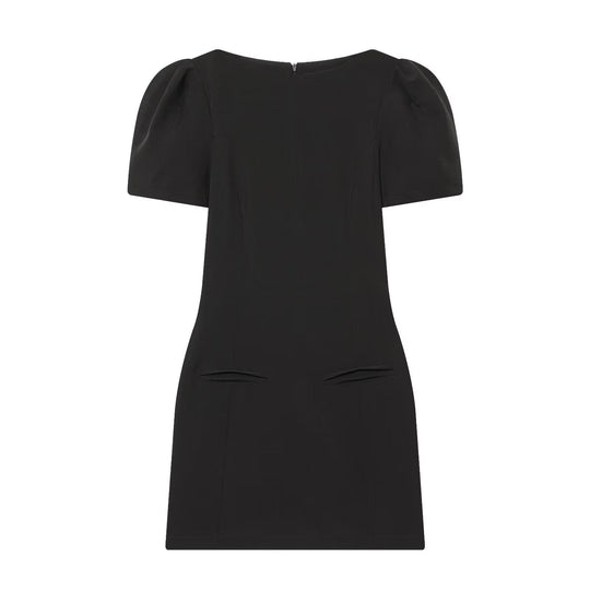 Damenkleid mit Puffärmeln und tailliertem Schnitt