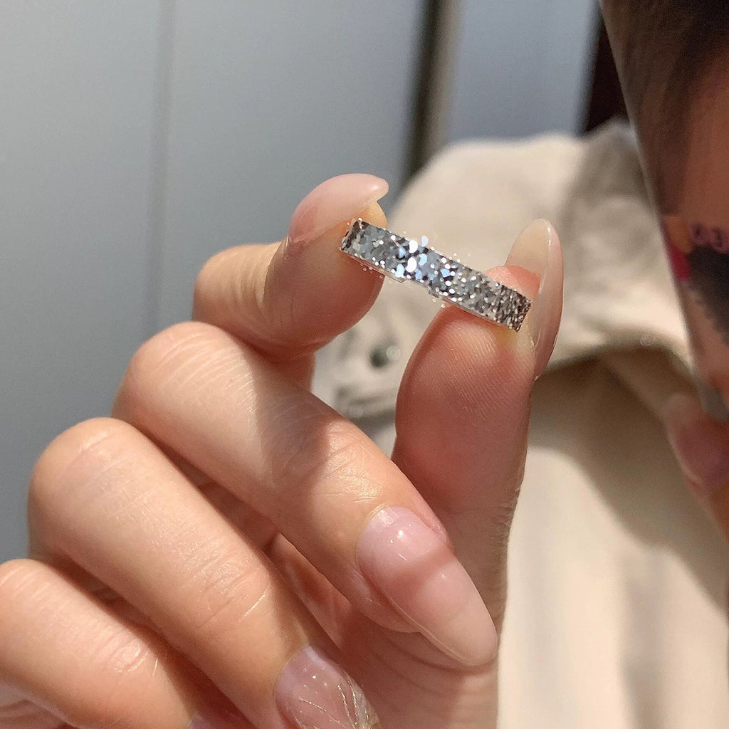 Damen Funkelnder Zirkonia Verlobungsring Shop Nory