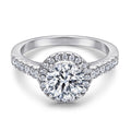 Damen Verlobungsring mit Herzdesign und funkelnden Zirkonia-Details Shop Nory