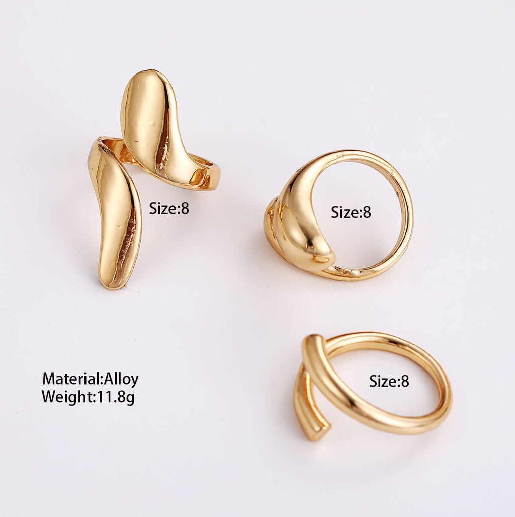 Damen Ring-Set mit modernen und skulpturalen Designs Shop Nory