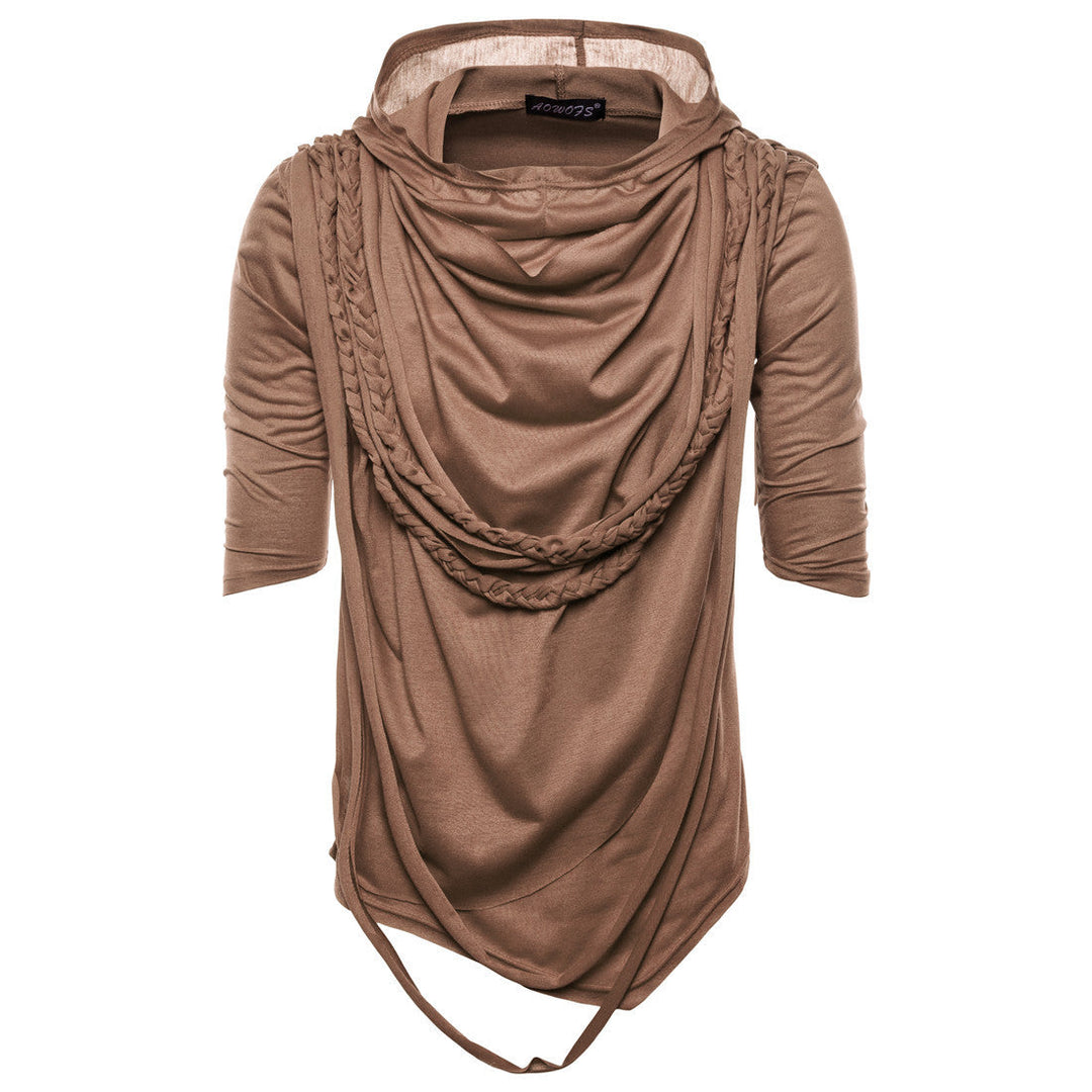 Herren Kapuzenoberteil mit innovativem Design und einzigartiger Drapierung Shopnory