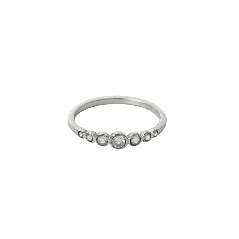 Damen Funkelnder Zirkonia Bandring mit feinem Design Shop Nory