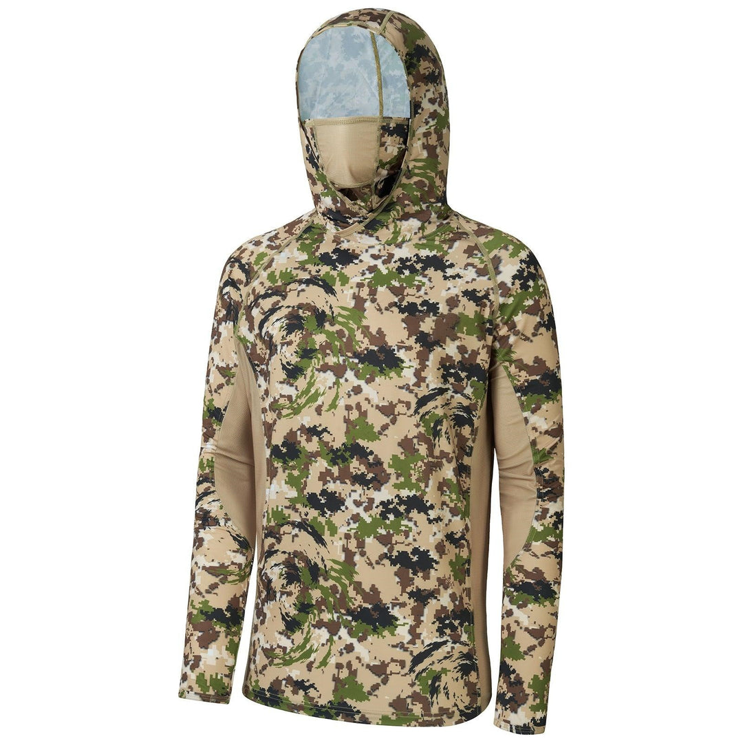 Herren Funktionales Kapuzenshirt mit UV-Schutz
