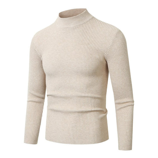 Herren Rollkragenpullover aus hochwertiger Rippenstruktur Shopnory