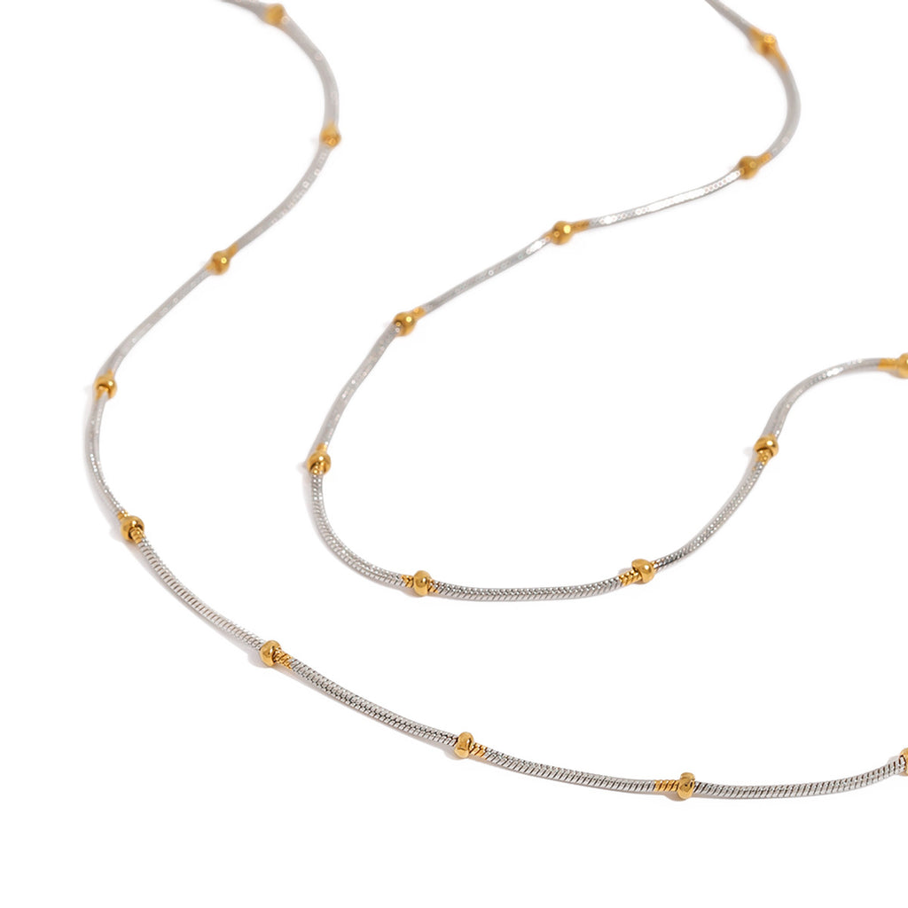 Damen elegante Halskette aus hypoallergenem Edelstahl mit wasserdichten Eigenschaften Shop Nory